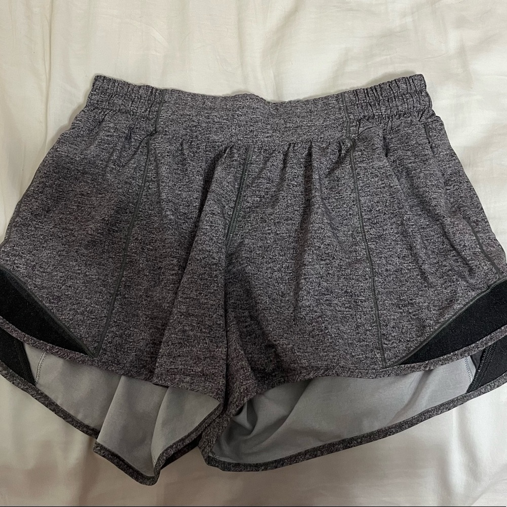 Lululemon LR shorts 4” gray good as new condition